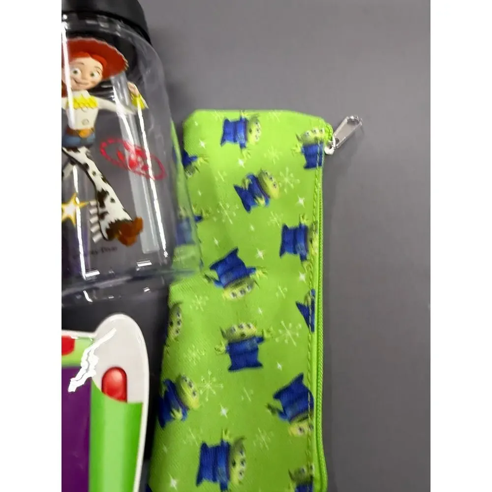 Disney Toy Story Water Bottle Lunch Box Lunch Bag Kids Set 3 Pcs Buzz Lightyear